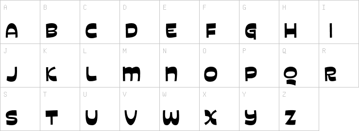 Uppercase characters