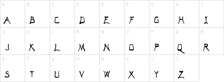 Uppercase characters