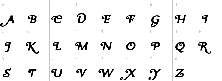 Uppercase characters