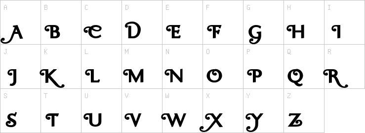 Uppercase characters