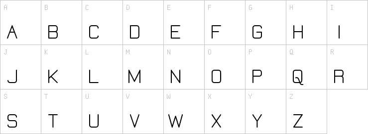 Uppercase characters