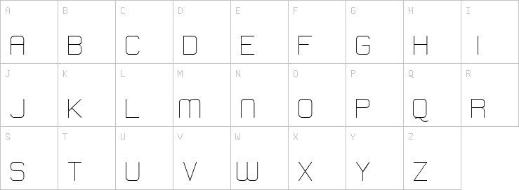 Uppercase characters