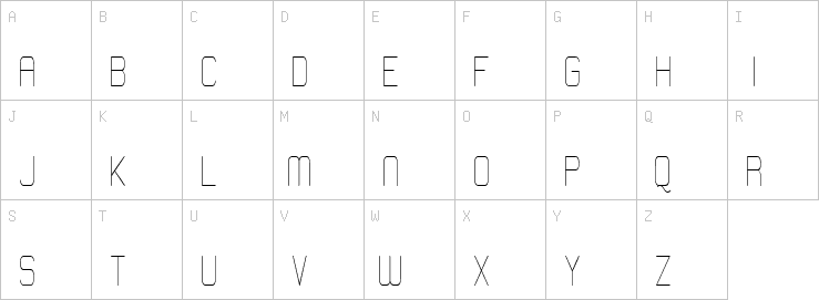 Uppercase characters