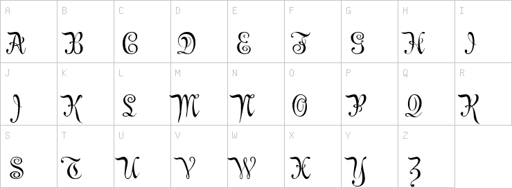 Uppercase characters