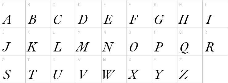 Uppercase characters