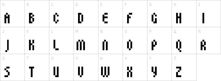 Uppercase characters