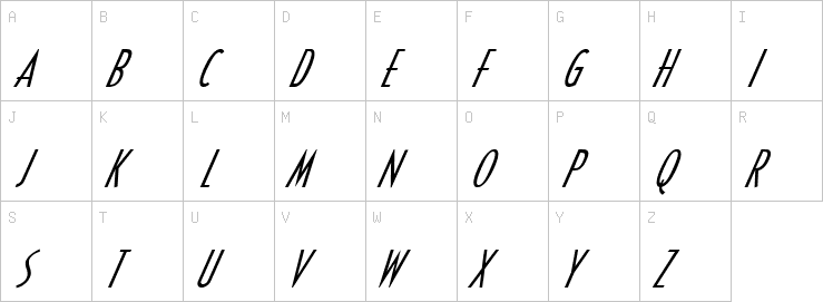 Uppercase characters