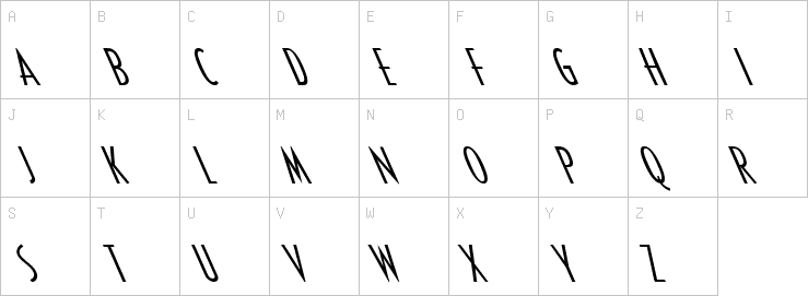 Uppercase characters