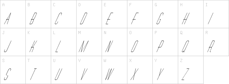 Uppercase characters