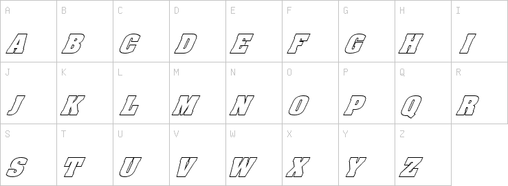 Uppercase characters