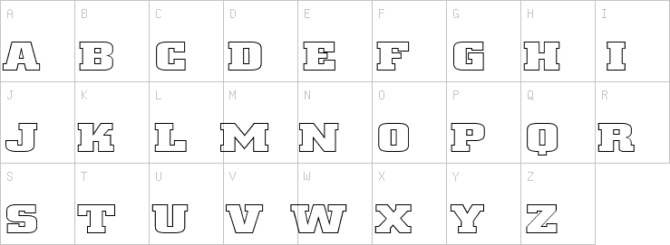 Uppercase characters