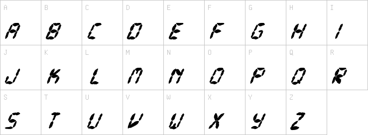 Uppercase characters