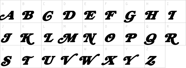 Uppercase characters