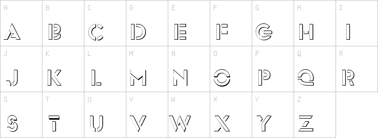 Uppercase characters