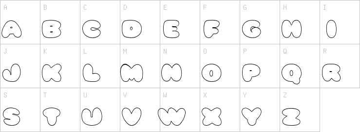 Uppercase characters