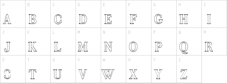 Uppercase characters