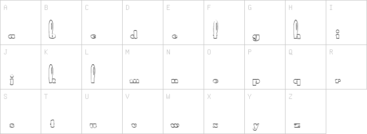 Uppercase characters