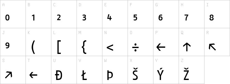 Uppercase characters