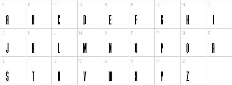 Uppercase characters