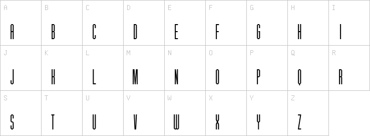 Uppercase characters