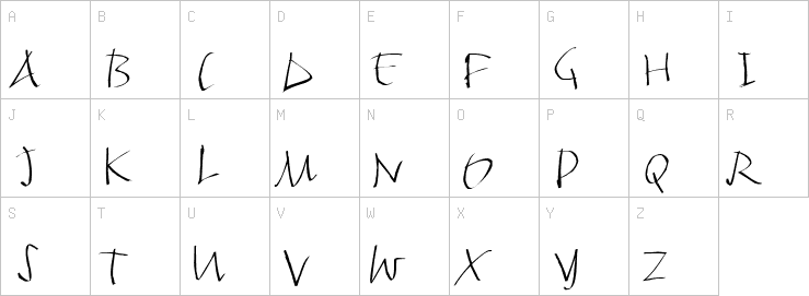 Uppercase characters