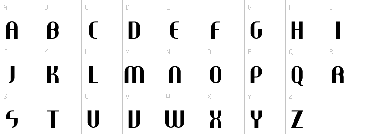 Uppercase characters