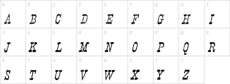 Uppercase characters