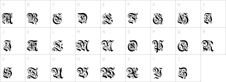 Uppercase characters