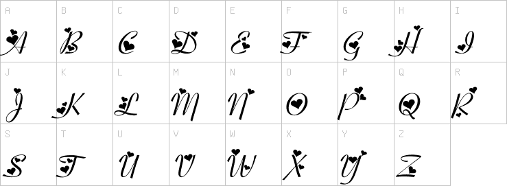 Uppercase characters