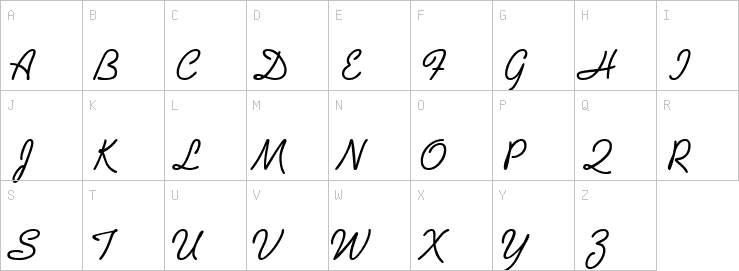 Uppercase characters