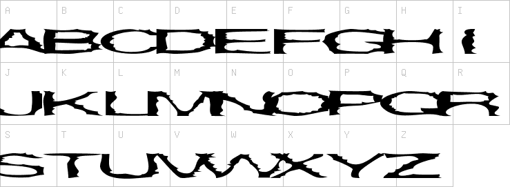 Uppercase characters