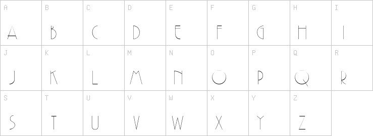 Uppercase characters