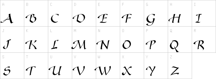 Uppercase characters