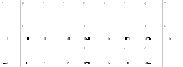 Uppercase characters