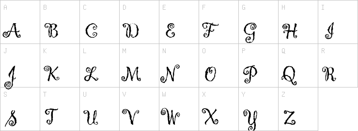 Uppercase characters