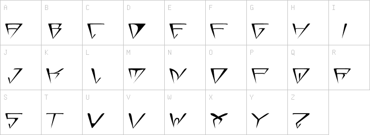 Uppercase characters