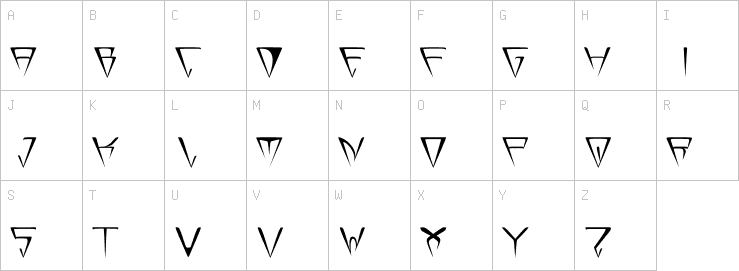 Uppercase characters