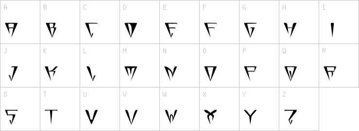 Uppercase characters