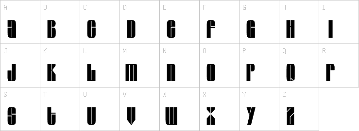 Uppercase characters