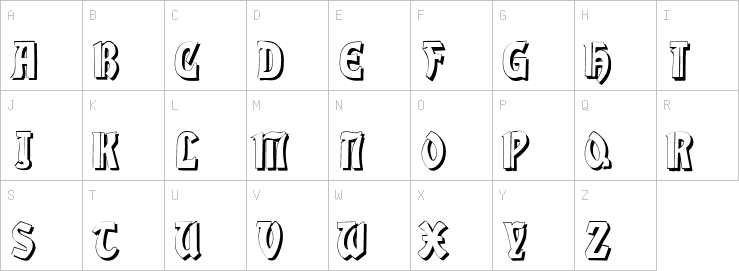 Uppercase characters