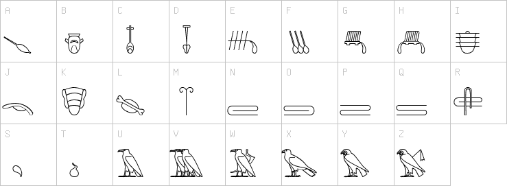 Uppercase characters