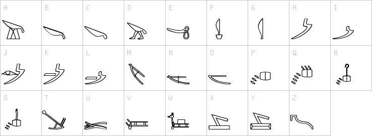 Uppercase characters