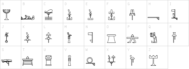 Uppercase characters