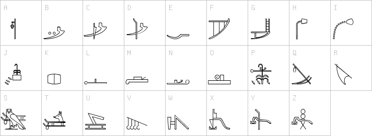 Uppercase characters