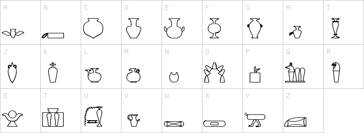 Uppercase characters