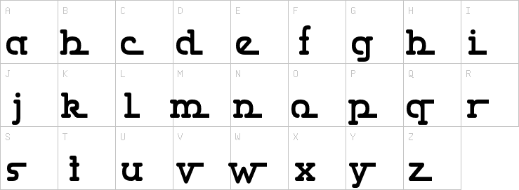 Uppercase characters