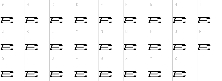 Uppercase characters