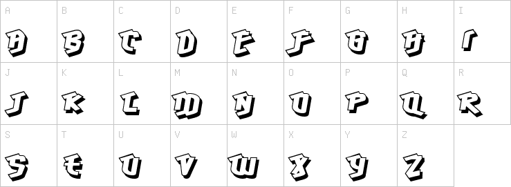 Uppercase characters