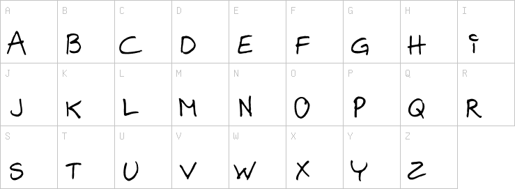 Uppercase characters