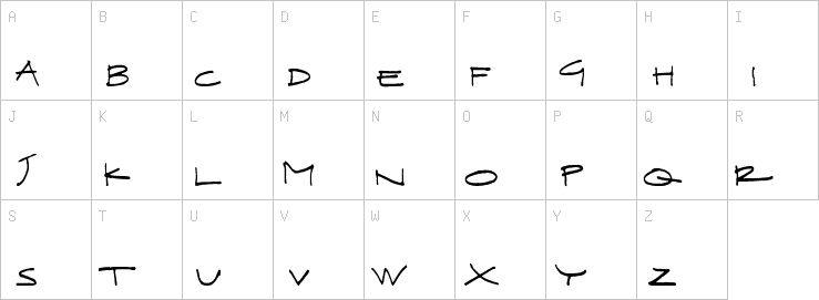 Uppercase characters